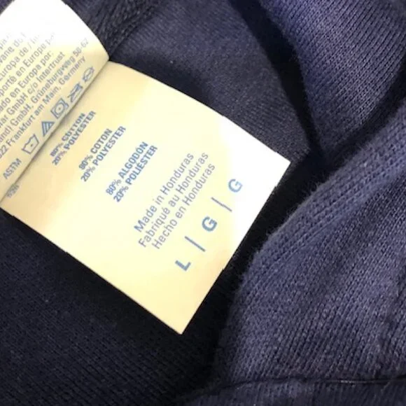 Georgetown Hoyas Unisex Blue Classic Hoodie Size L. - Picture 8 of 16